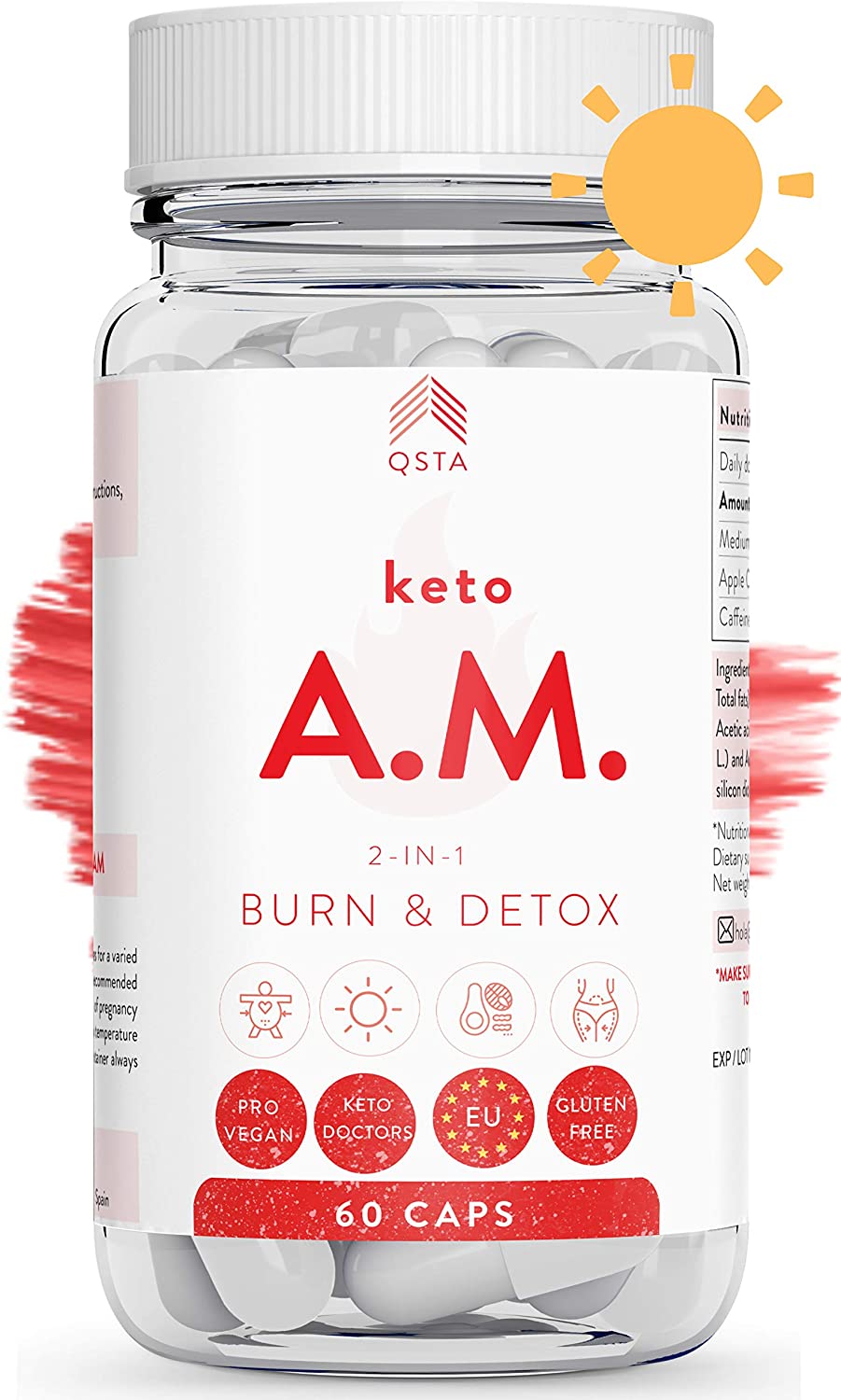 Keto Plus Original AM (45 DIAS) - Quemagrasas potente para adelgazar y rapido